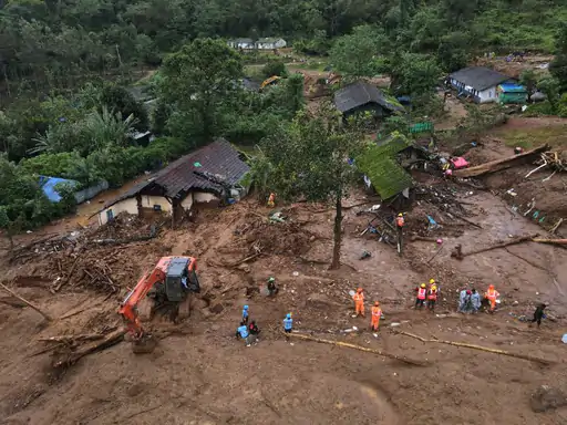 वायनाड पहिरो: हालसम्म ३१३ जनाको मृत्यु, २०६ जना अझै बेपत्ता