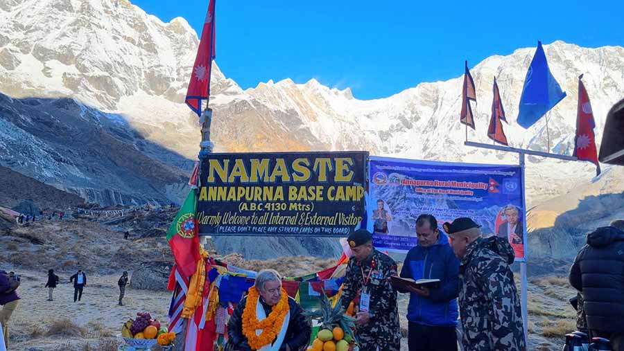 महासचिव गुटेरेसको भ्रमण : कोप-२८ मा हिमालको मुद्दाले पाउला प्राथमिकता !