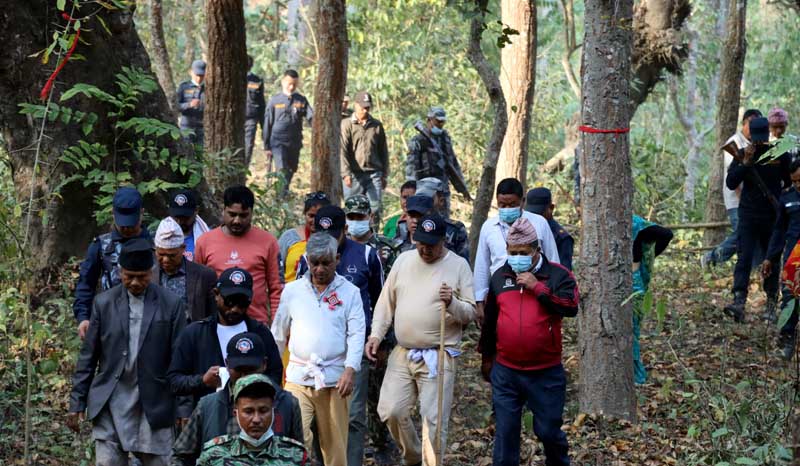 मुख्यमन्त्री नेतृत्वको ‘हात्ती मैत्री पदयात्रा’ सुनसरीमा