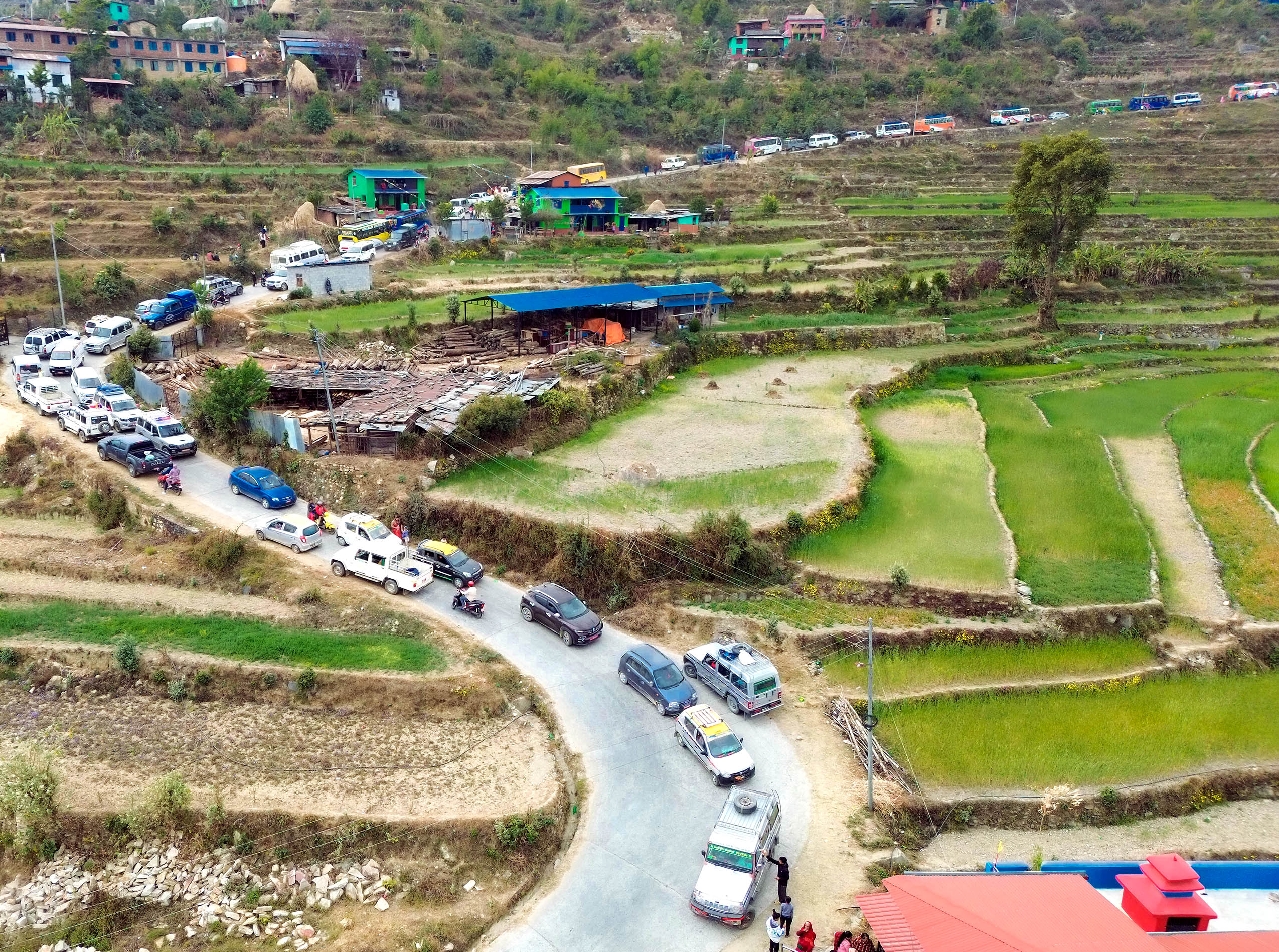 पञ्चकोटमा धार्मिक पर्यटकको घुइँचो