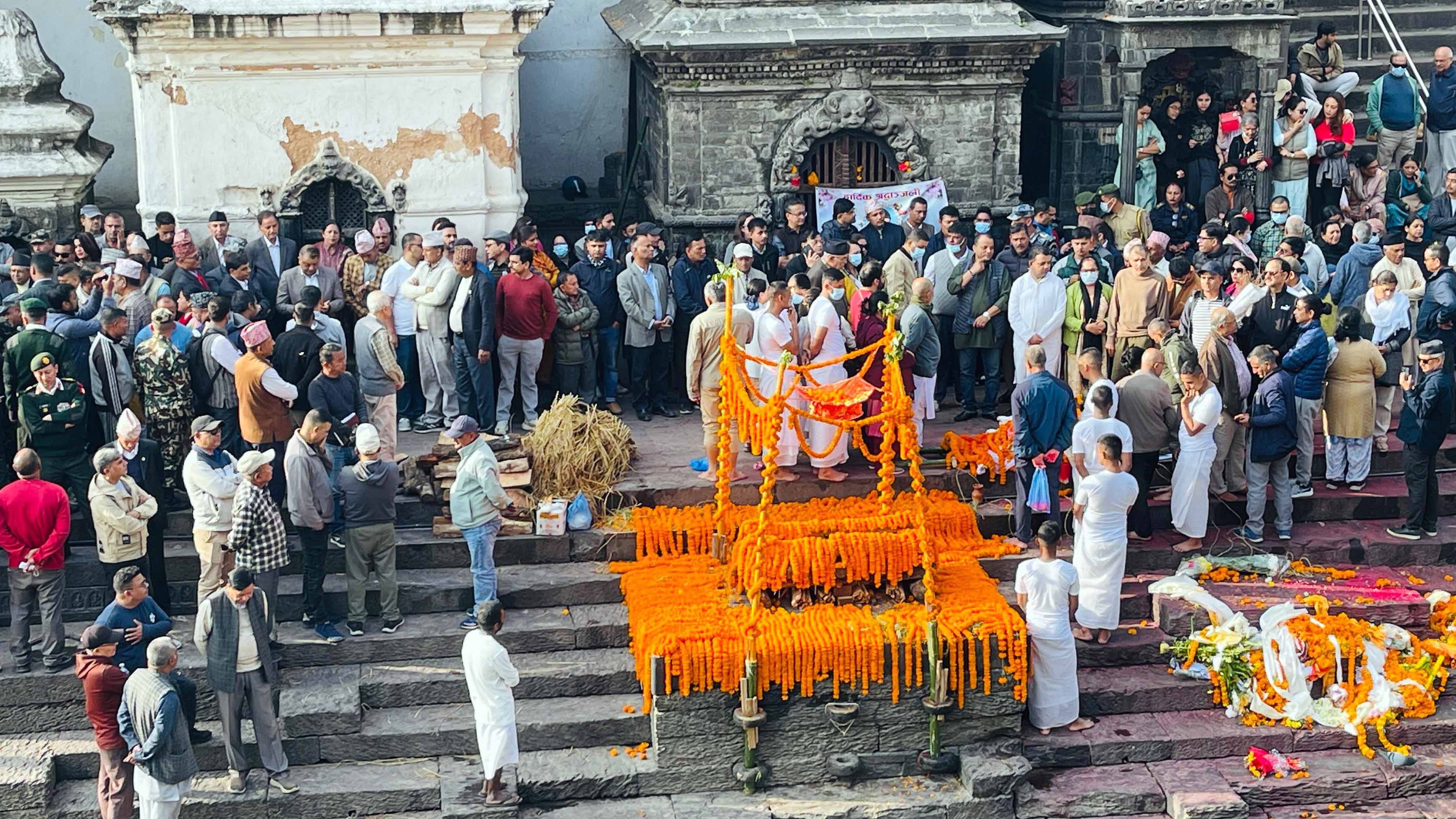 पूर्वसभामुख ढुंगानाको पशुपति आर्यघाटमा गरियो अन्त्येष्टि