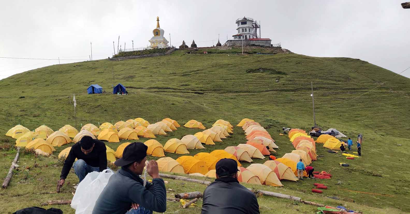 शैलुङमा चौँरीसँग जङ्गली बसाई कार्यक्रमको तयारी