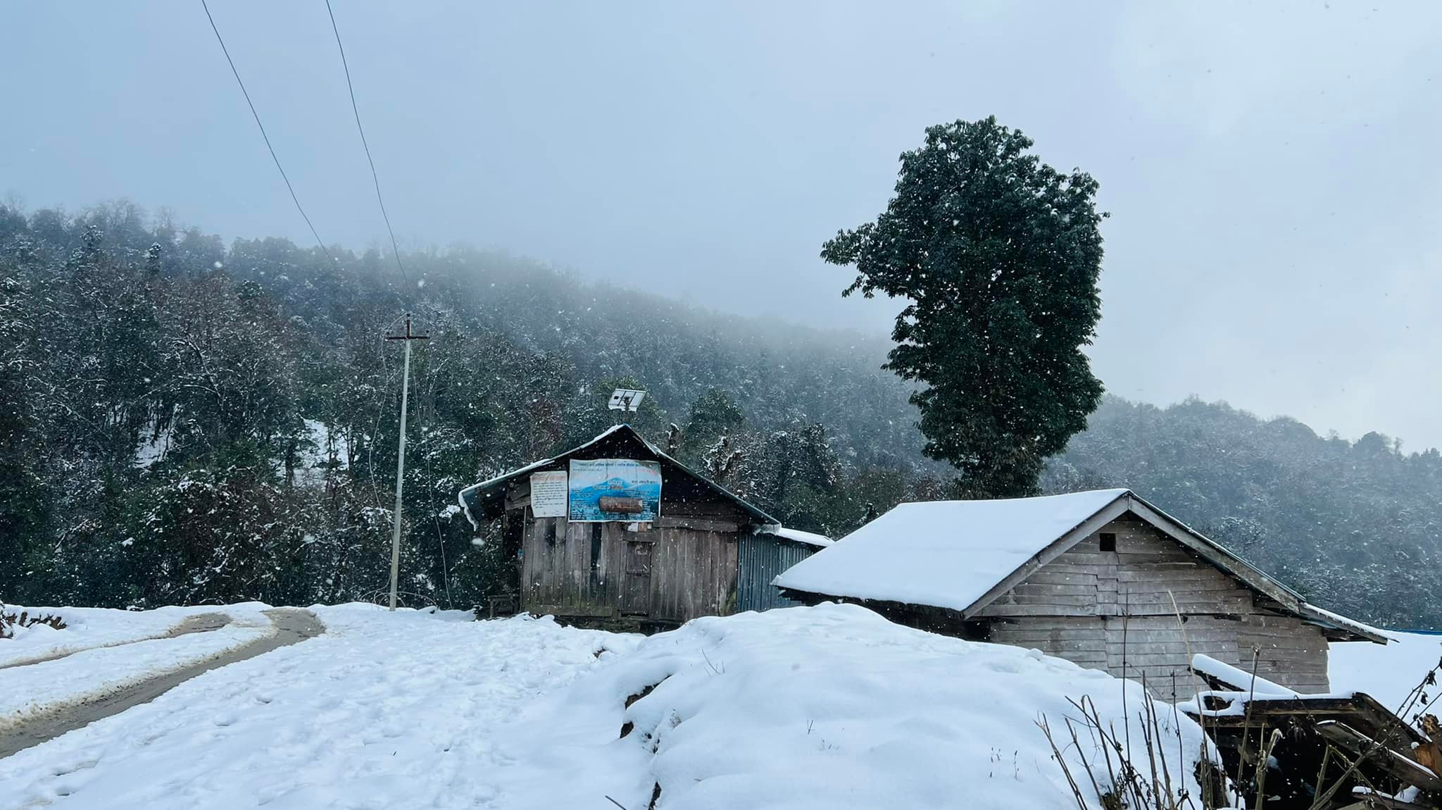 सोमबारसम्म हल्का वर्षा र हिमपात