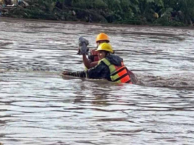 काठमाडौँमा बाढीः ३६ जनाको उद्धार