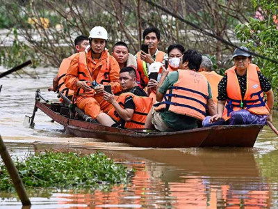 भियतनाममा यागी चक्रवातका कारण ६५ को मृत्यु, ३९ बेपत्ता