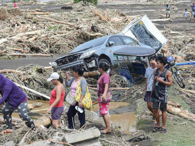 फिलिपिन्समा उष्णकटिबन्धीय आँधी ‘ट्रामी’का कारण ४६ जनाको मृत्यु, २० बेपत्ता