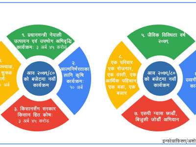 यस्ता छन् बजेटका २० नारा र अभियान