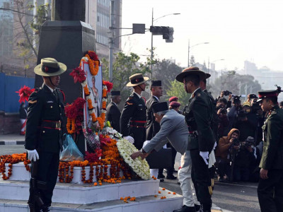 राष्ट्रपतिद्वारा राष्ट्रनिर्माताप्रति सम्मान