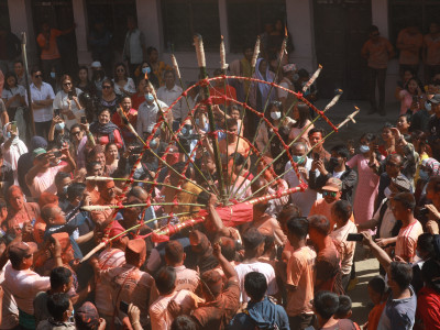 नवौं पटक छेडाए बुद्धकृष्णले जिब्रो(फोटोफिचर)