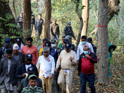 मुख्यमन्त्री नेतृत्वको ‘हात्ती मैत्री पदयात्रा’ सुनसरीमा