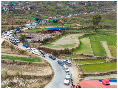 पञ्चकोटमा धार्मिक पर्यटकको घुइँचो