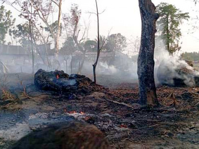 सप्तरीको चिम्टीमा भीषण आगलागी, एक सय बढी घर नष्ट