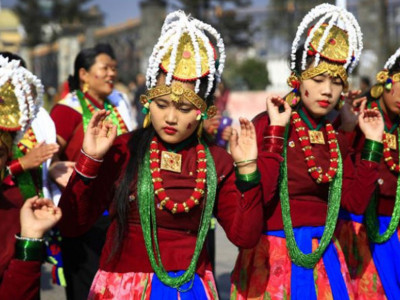 तामाङ समुदायले सोनाम ल्होसार मनाउँदै