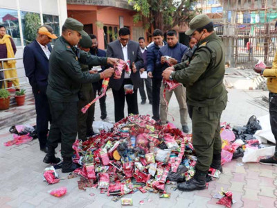 सूर्तीजन्य पदार्थ बिक्रीमा कडाइ, ५९ किलो नष्ट