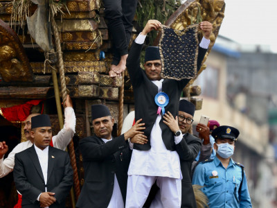 तस्बिरमा हेर्नुस् रातो मछिन्द्रनाथको भोटो