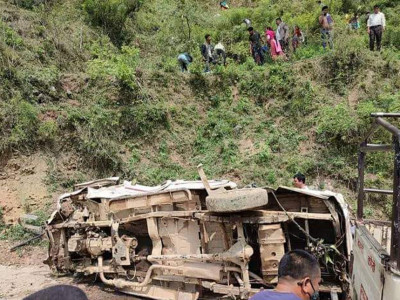 स्याङ्जा जीप दुर्घटना अपडेटः मृतकको संख्या १४ पुग्यो